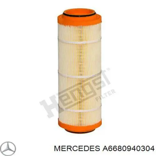 A6680940304 Mercedes фільтр повітряний