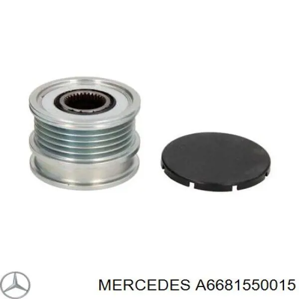 A6681550015 Mercedes шків генератора