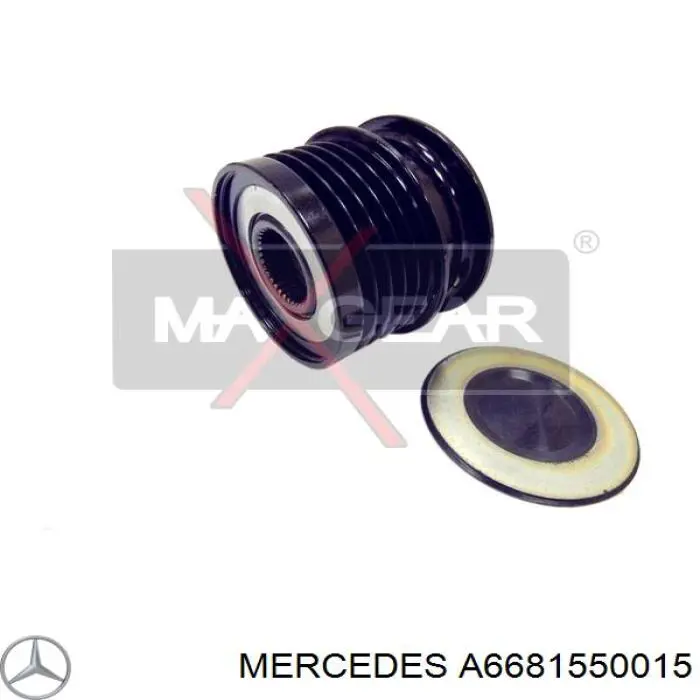 Інерційний шків Mercedes A6681550015 ціна, від 25.01 USD