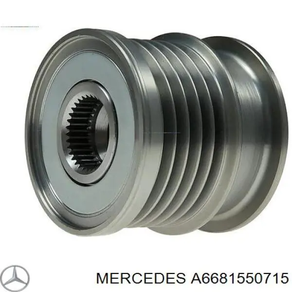 A6681550715 Mercedes шків генератора
