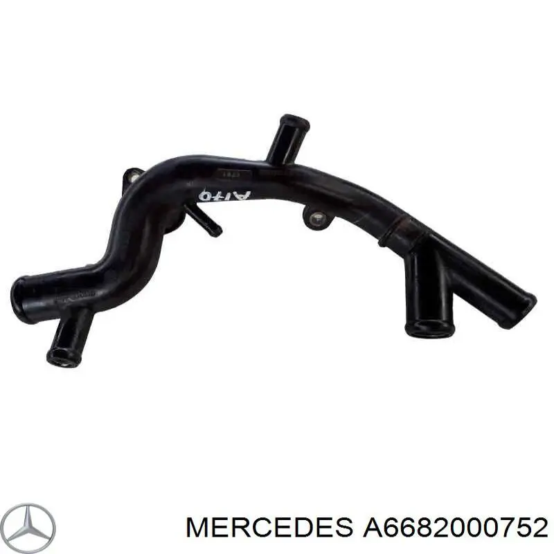 Шланг/патрубок системи охолодження Mercedes A6682000752 ціна, від 21.97 USD