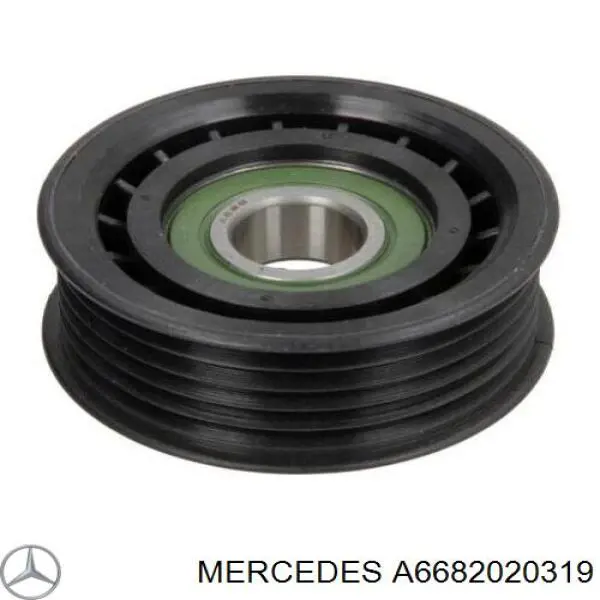 Ролик приводного ременя, паразитний Mercedes A6682020319 ціна, від 14.22 USD