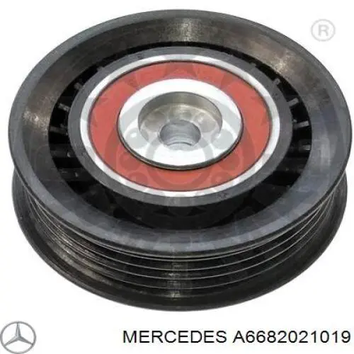 A6682021019 Mercedes Ролик приводного ременя, паразитний