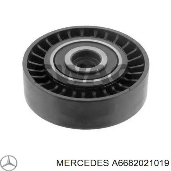 Ролик приводного ременя, паразитний Mercedes A6682021019 ціна, від 18.75 USD