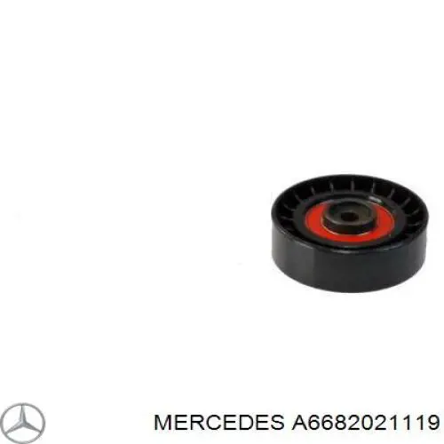 Купити A6682021119 Mercedes Ролик приводного ременя, паразитний