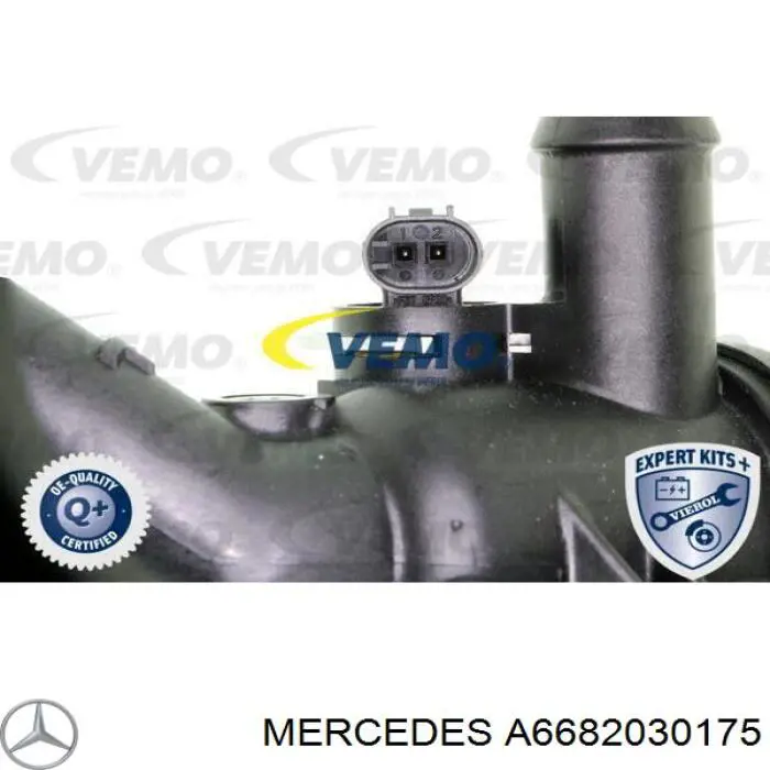 A6682030175 Mercedes Корпус термостата в зборі