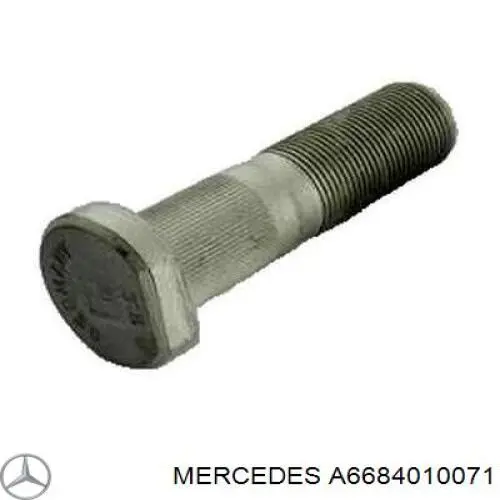 Колісний болт задній A6684010071 Mercedes