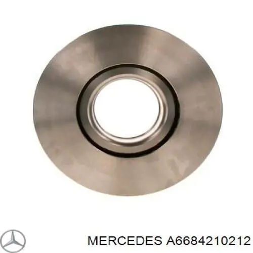 A6684210212 Mercedes Гальмо дискове переднє