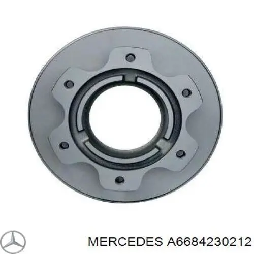 Купити A6684230212 Mercedes Диск заднього гальма