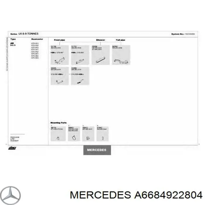  A6684922804 Mercedes