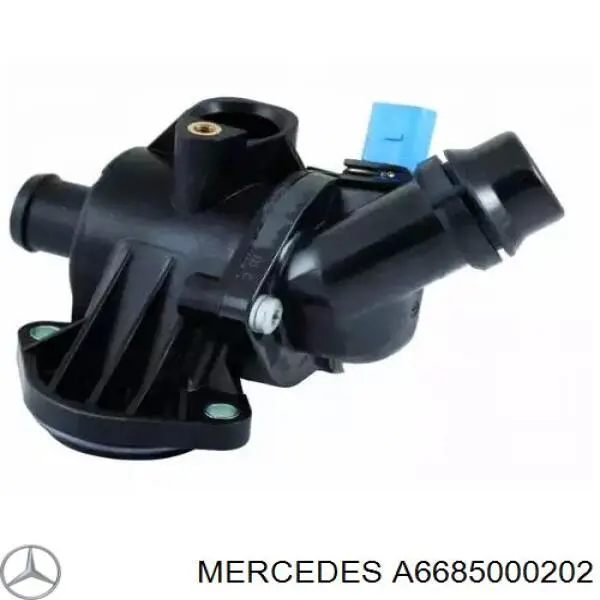 A6685000202 Mercedes радіатор охолодження двигуна