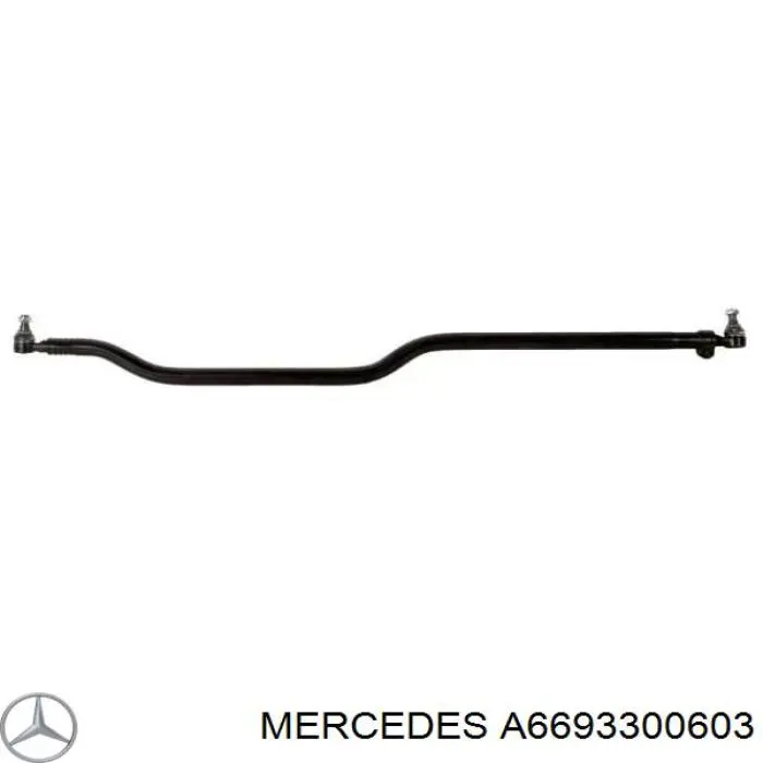 Тяга рульова центральна Mercedes A6693300603 ціна, від 83.15 USD