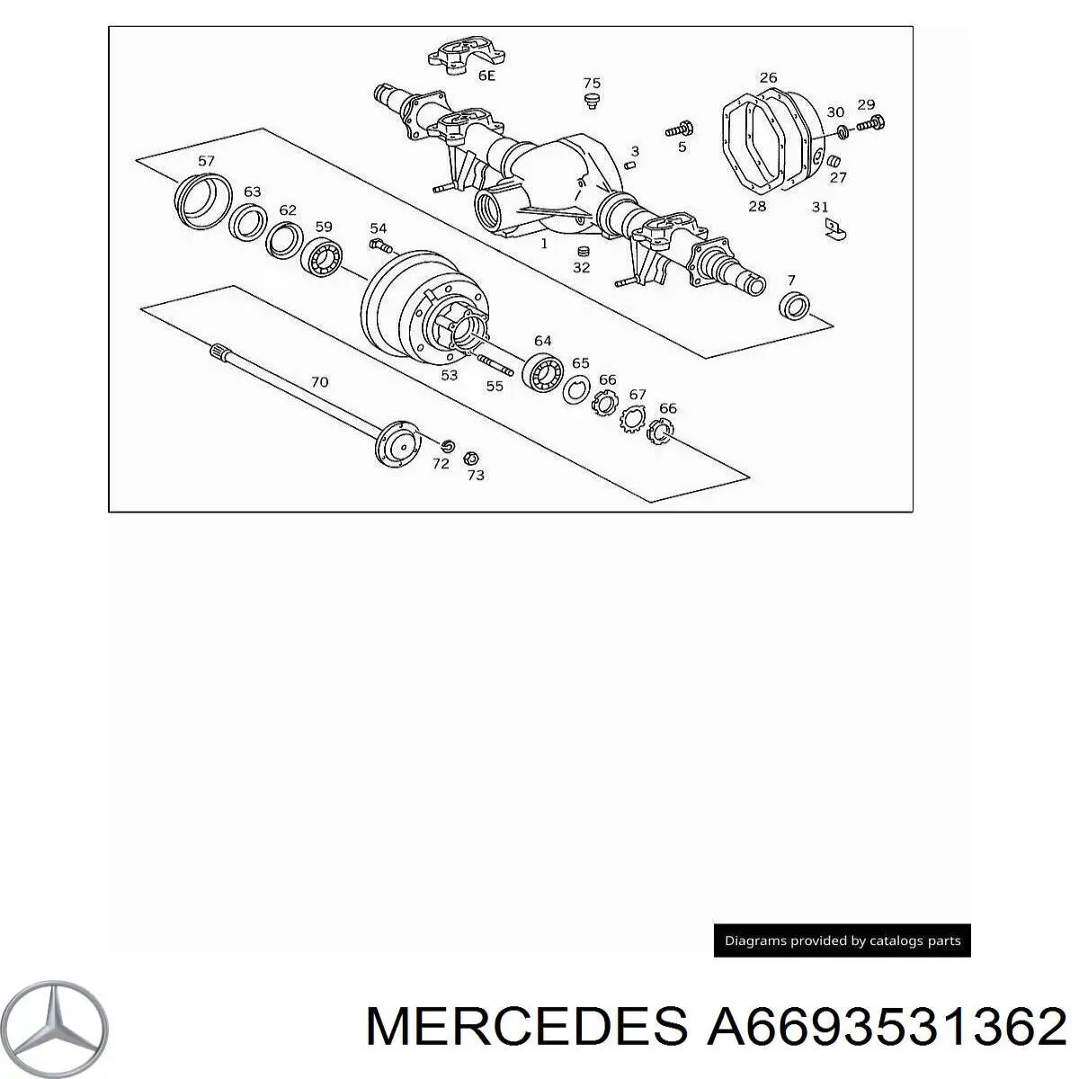  Mercedes A6693531362 ціна, від 10.84 USD
