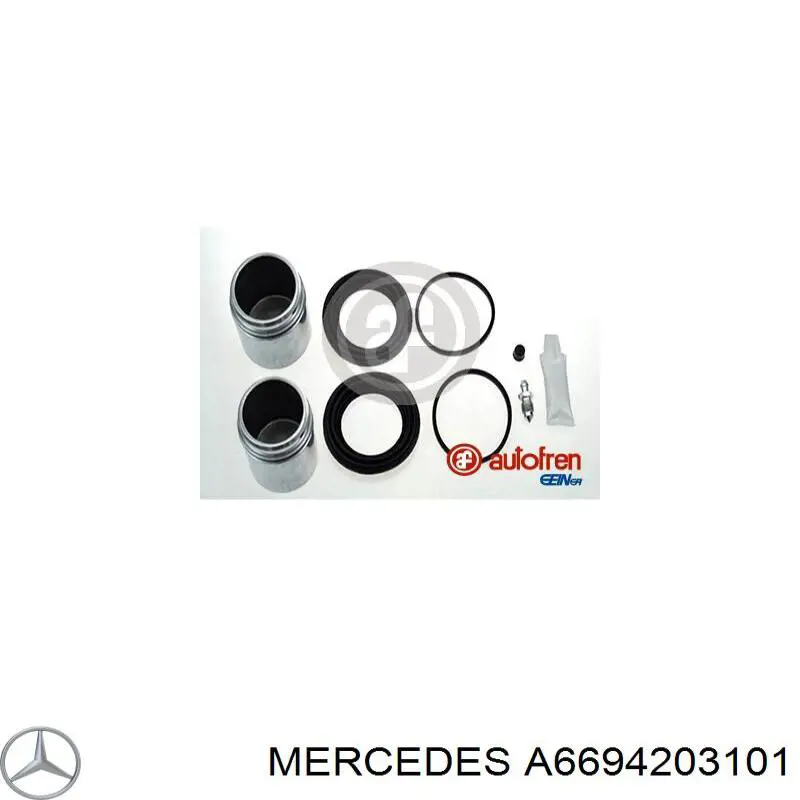 Супорт гальмівний передній правий Mercedes A6694203101 ціна, від 164.67 USD