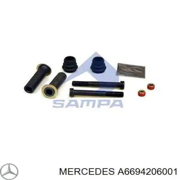 Супорт гальмівний передній лівий Mercedes A6694206001 ціна, від 164.70 USD