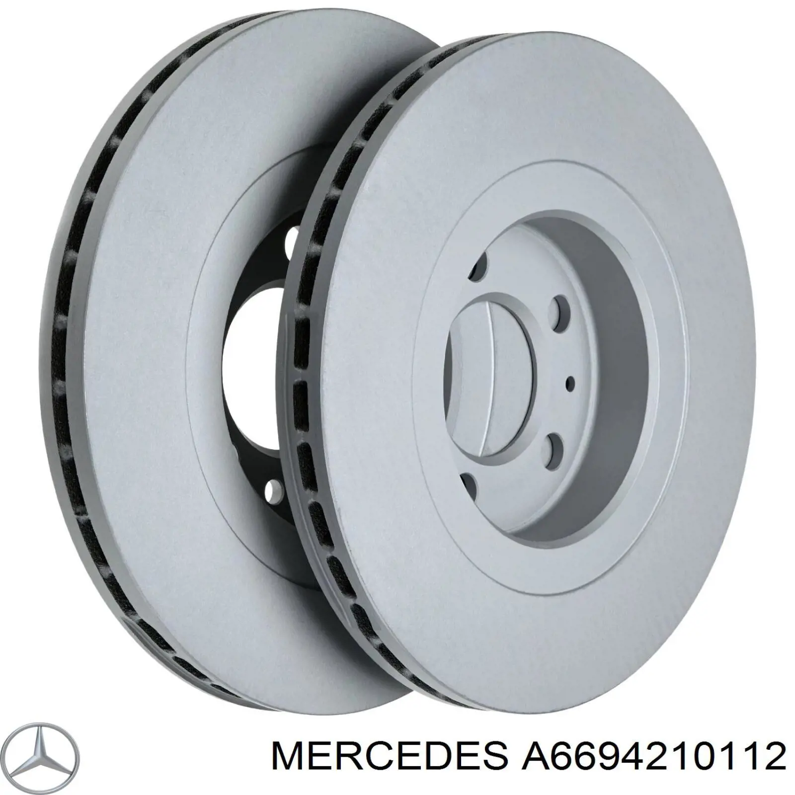 Купити A6694210112 Mercedes Ротор гальмівний