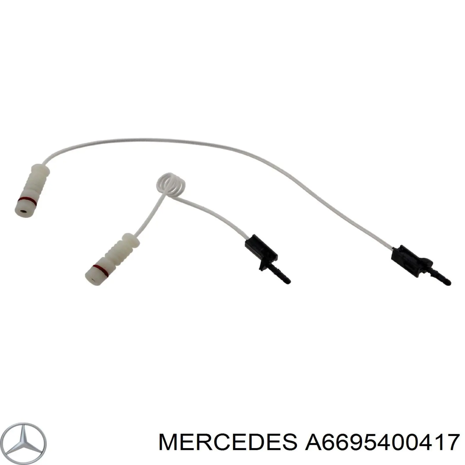 Датчик зносу гальмівних колодок, передній A6695400417 Mercedes