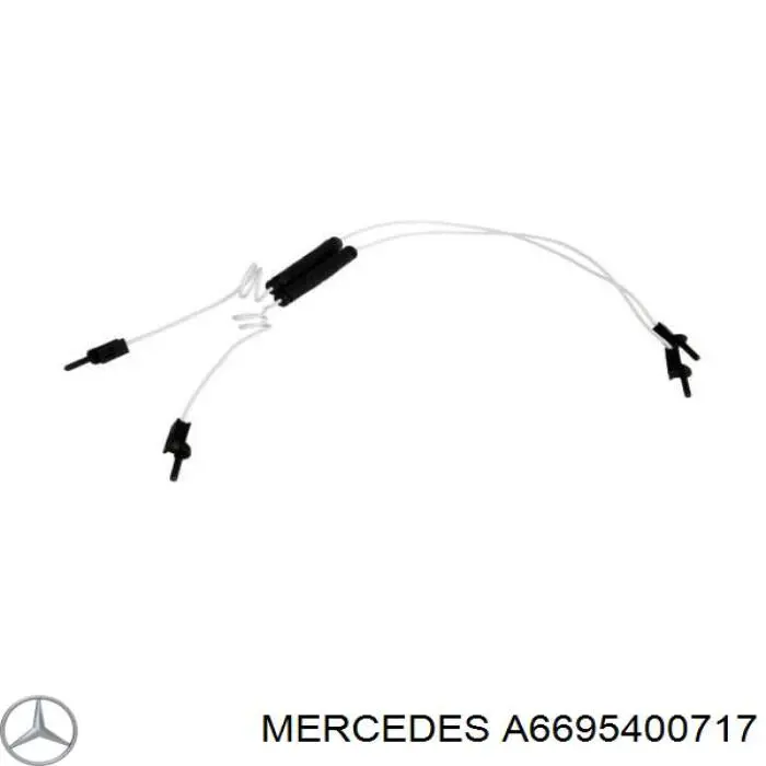 Купити A6695400717 Mercedes Датчик зносу гальмівних колодок, задній