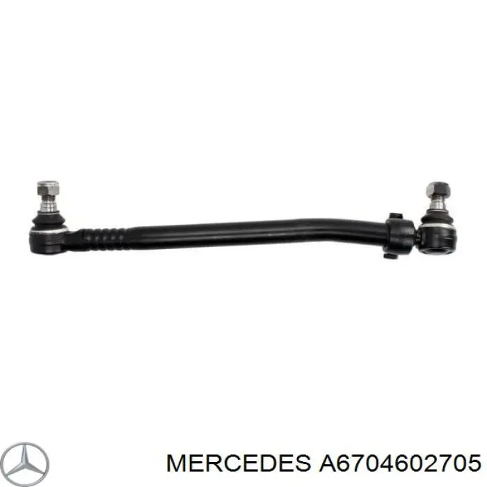 Тяга рульова поздовжня, передньої підвіски Mercedes A6704602705 ціна, від 67.48 USD