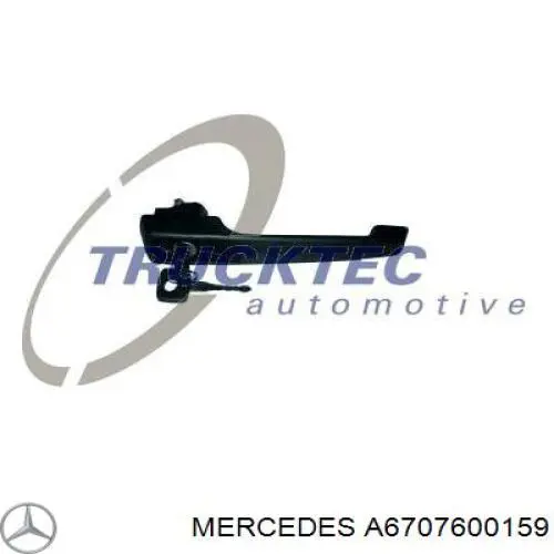 Ручка передньої двері зовнішня A6707600159 Mercedes