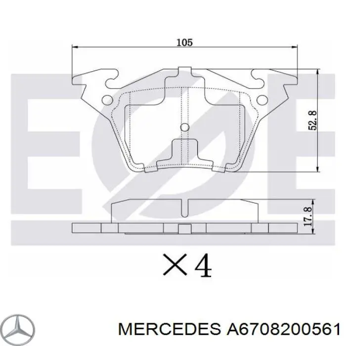 Фара ліва на Mercedes Vario 