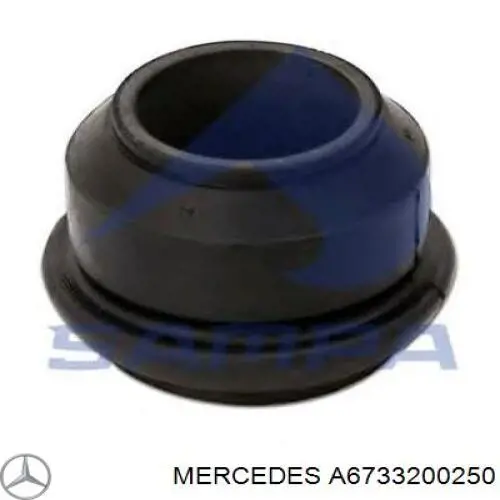 A6733200250 Mercedes сайлентблок ресори, передній