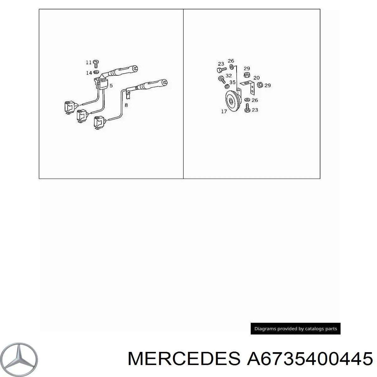 A6735400445 Mercedes перемикач підрульовий, лівий