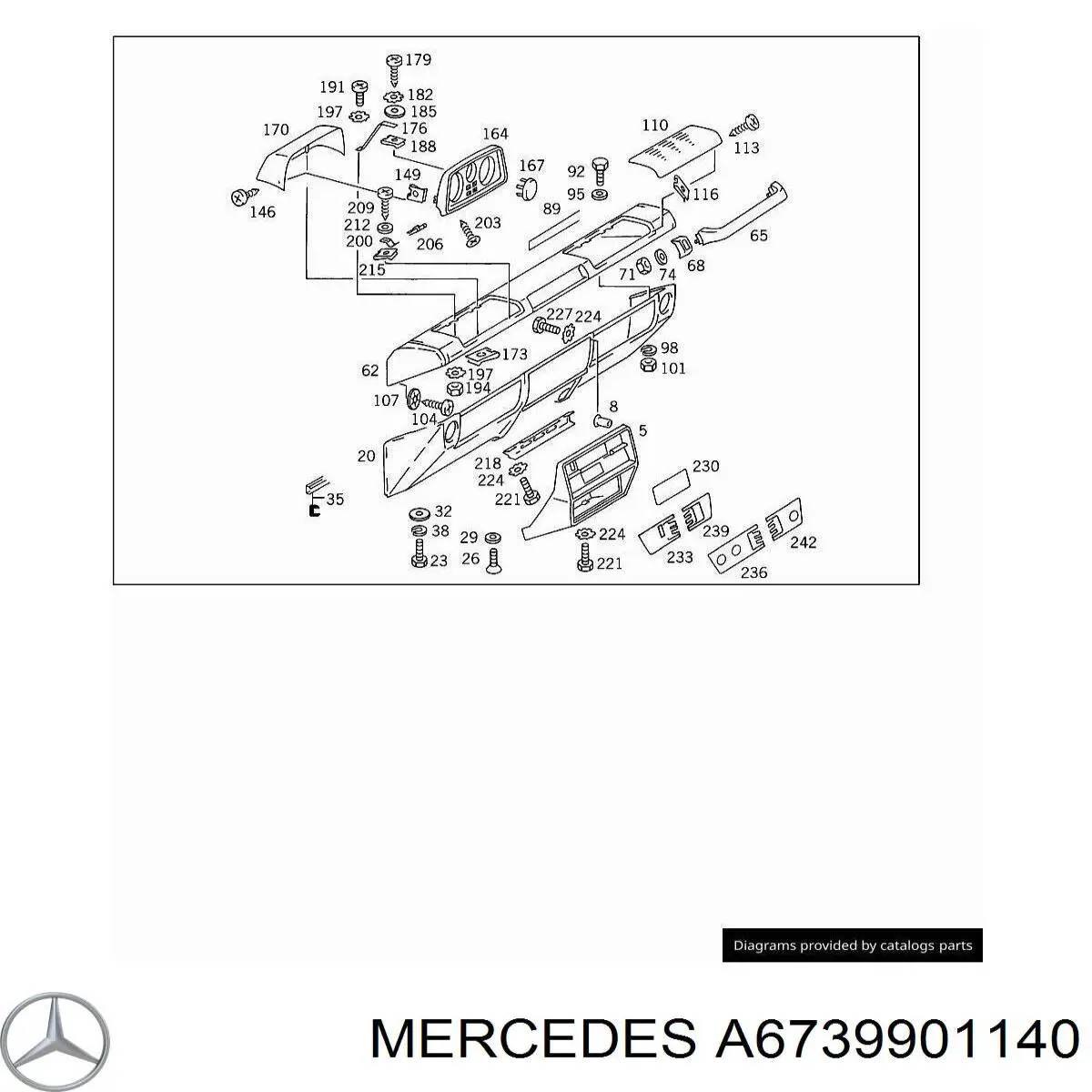 Купити A6739901140 Mercedes 
