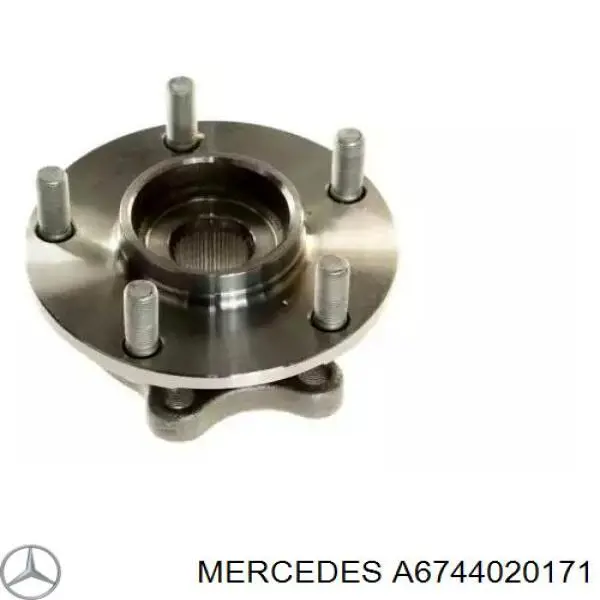Купити A6744020171 Mercedes Колісний болт