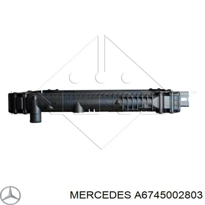 Радіатор основний Mercedes A6745002803 ціна, від 201.58 USD