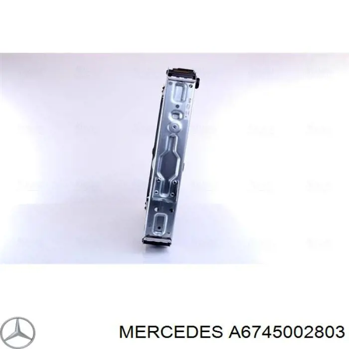 A6745002803 Mercedes радіатор охолодження двигуна