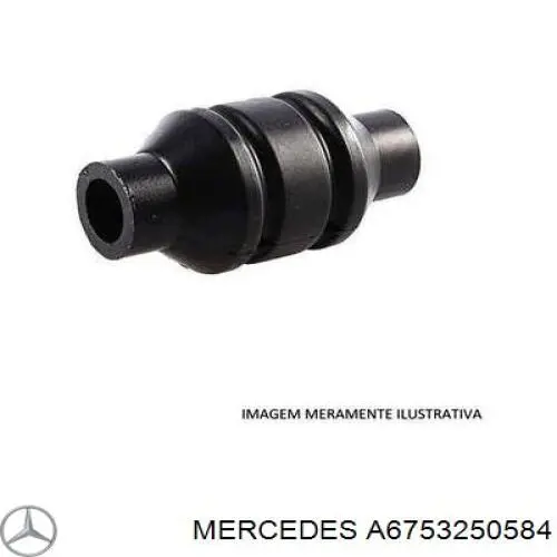 Відбійник на задні амортизатори Mercedes A6753250584 ціна, від 6.08 USD