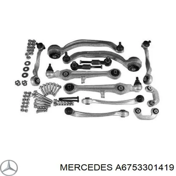 Ремкомплект шкворня поворотного кулака Mercedes A6753301419 ціна, від 47.38 USD