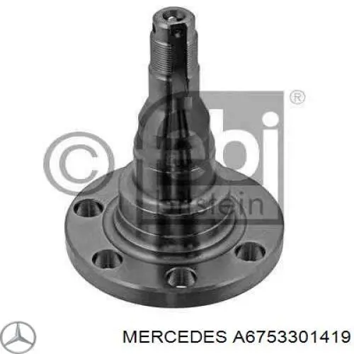 Купити A6753301419 Mercedes Ремкомплект шкворня поворотного кулака