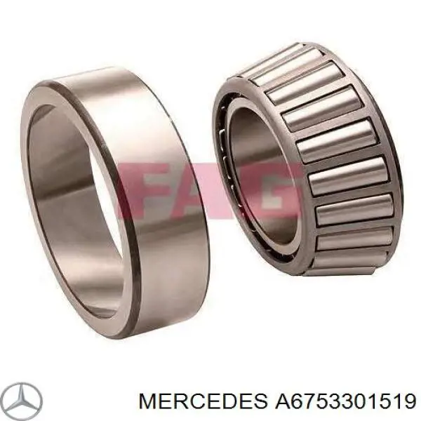 A6753301519 Mercedes ремкомплект шкворня поворотного кулака