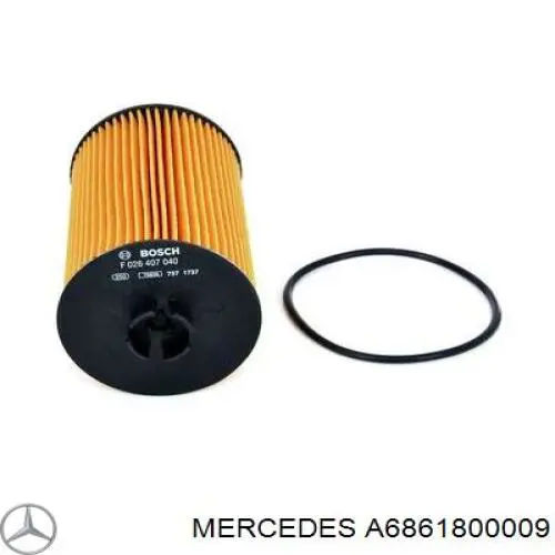 A6861800009 Mercedes Фільтр масла