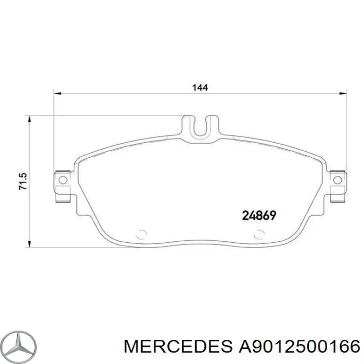  A9012500166 Mercedes