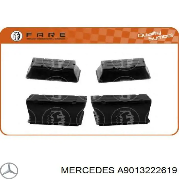 Купити A9013222619 Mercedes Відбійник передньої ресори