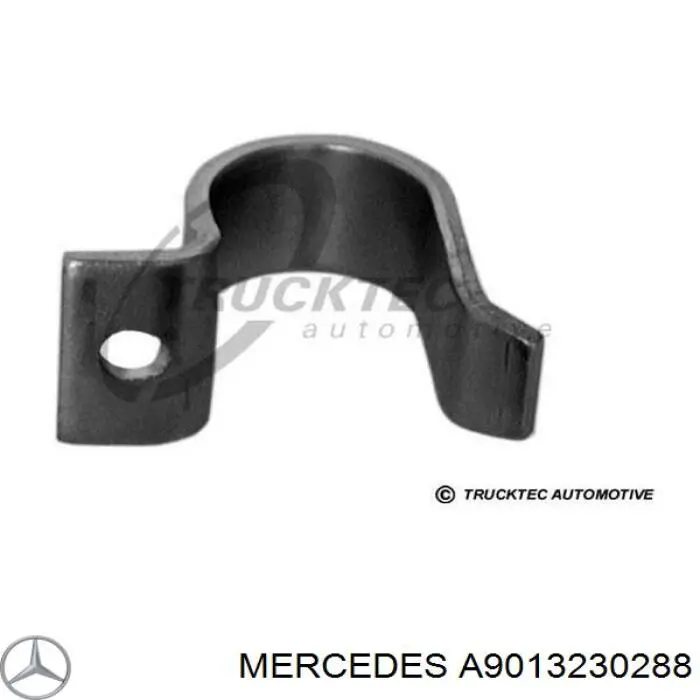 A9013230288 Mercedes хомут кріплення втулки стабілізатора, переднього