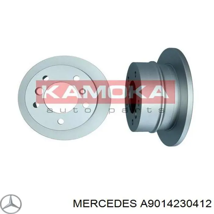 Задні дискові гальма Mercedes A9014230412 ціна, від 40.42 USD