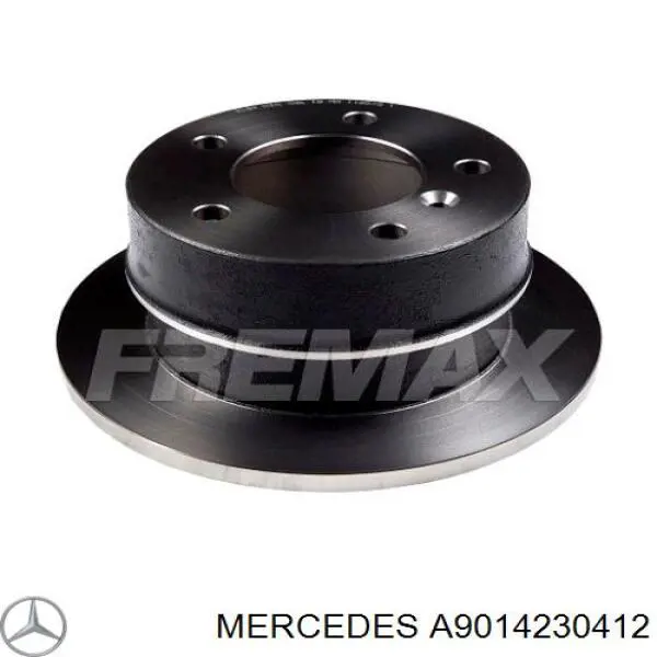 Купити A9014230412 Mercedes Диск заднього гальма