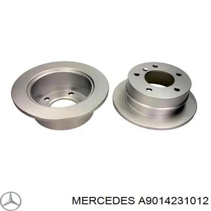 Купити A9014231012 Mercedes Диск заднього гальма