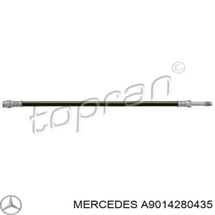 Шланг гальмівний передній Mercedes A9014280435 ціна, від 6.95 USD