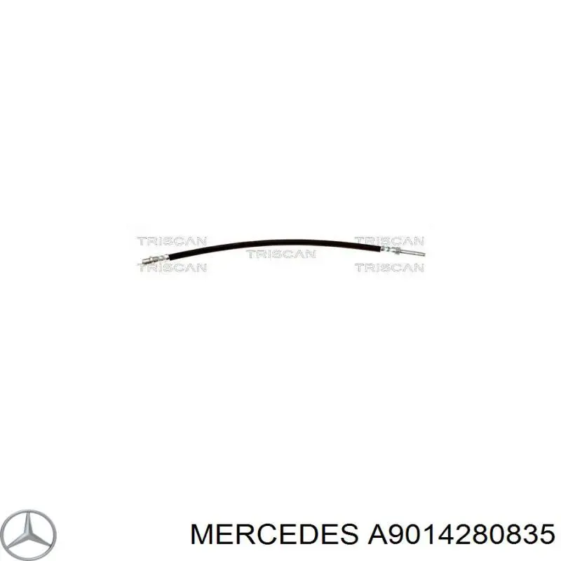 Купити A9014280835 Mercedes Шланг гальмівний задній