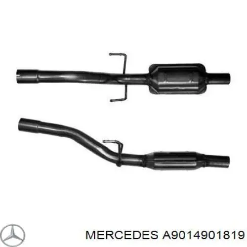 Купити A9014901819 Mercedes Вихлоп