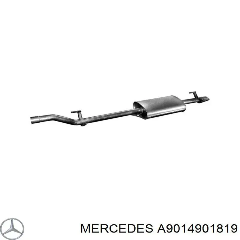Глушник, центральна частина A9014901819 Mercedes