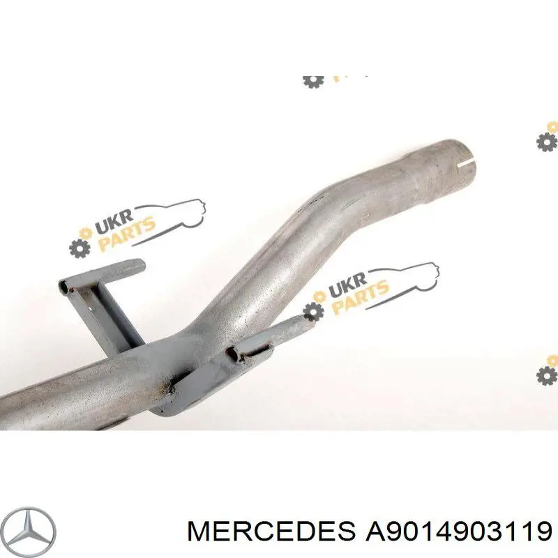 Глушник Mercedes A9014903119 ціна, від 80.57 USD
