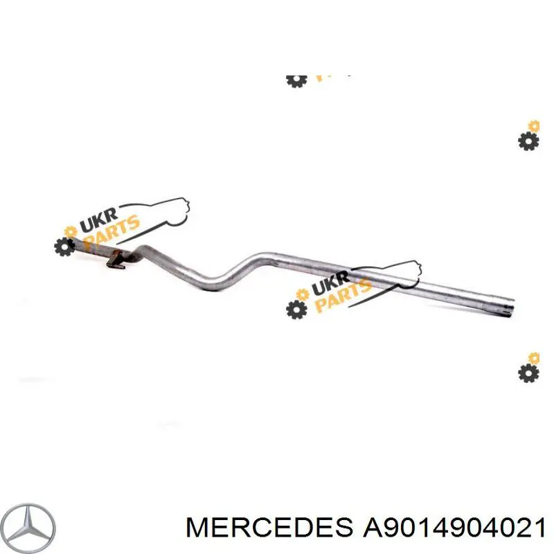 Вихлопна труба Mercedes A9014904021 ціна, від 33.62 USD