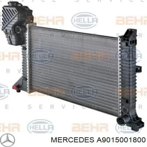 Купити A9015001800 Mercedes Радіатор двигуна