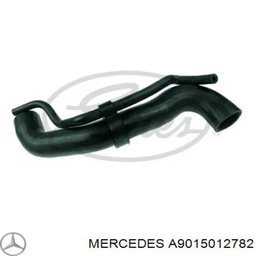 Шланг/патрубок радіатора охолодження, верхній Mercedes A9015012782 ціна, від 12.40 USD